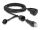 Delock Netzwerkkabel RJ45 Stecker zu RJ45 Stecker Cat.6 STP mit Verschlusskappe Outdoor IP68 staub- und wasserdicht schwarz 3 m