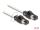 Delock Netzwerkkabel RJ45 Stecker zu Stecker Cat.6A S/FTP mit drehbarer Farbmarkierung 3 m weiß