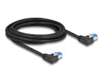 Delock RJ45 Netzwerkkabel Cat.6A S/FTP links gewinkelt 3...