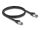 Delock RJ45 Netzwerkkabel Cat.6A U/FTP ultra flexibel mit innerem Metallmantel 1 m schwarz