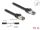 Delock RJ45 Netzwerkkabel Cat.6A U/FTP ultra flexibel mit innerem Metallmantel 15 m schwarz
