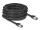 Delock RJ45 Netzwerkkabel Cat.6A U/FTP ultra flexibel mit innerem Metallmantel 15 m schwarz