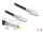 Delock RJ45 Netzwerkkabel Cat.6A S/FTP mit Secure Clips Set 1 m schwarz