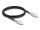 Delock RJ45 Netzwerkkabel Cat.6A S/FTP mit Secure Clips Set 1 m schwarz