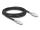 Delock RJ45 Netzwerkkabel Cat.6A S/FTP mit Secure Clips Set 2 m schwarz