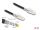 Delock RJ45 Netzwerkkabel Cat.6A S/FTP mit Secure Clips Set 3 m schwarz