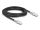 Delock RJ45 Netzwerkkabel Cat.6A S/FTP mit Secure Clips Set 3 m schwarz