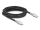 Delock RJ45 Netzwerkkabel Cat.6A S/FTP mit Secure Clips Set 5 m schwarz