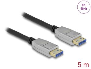 Delock DisplayPort Kabel 8K 60 Hz 40 Gbps 5 m