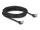 Delock RJ45 Netzwerkkabel Cat.6A S/FTP 45° nach oben gewinkelt 5 m schwarz