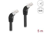 Delock RJ45 Netzwerkkabel Cat.6A S/FTP 45° nach unten...