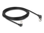 Delock RJ45 Netzwerkkabel Cat.6A S/FTP Slim 90° oben...