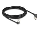 Delock RJ45 Netzwerkkabel Cat.6A S/FTP Slim 90° oben...