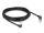 Delock RJ45 Netzwerkkabel Cat.6A S/FTP Slim 90° oben / unten gewinkelt 5 m schwarz