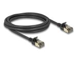 Delock RJ45 Netzwerkkabel Cat.8.1 F/FTP Slim Pro 2 m schwarz