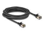 Delock RJ45 Netzwerkkabel Cat.8.1 F/FTP Slim Pro 5 m schwarz