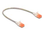 Delock RJ45 Netzwerkkabel Cat.6A U/UTP Slim 0,3 m...