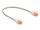 Delock RJ45 Netzwerkkabel Cat.6A U/UTP Slim 0,3 m transparent
