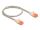 Delock RJ45 Netzwerkkabel Cat.6A U/UTP Slim 0,5 m transparent