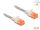 Delock RJ45 Netzwerkkabel Cat.6A U/UTP Slim 2 m transparent