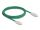 Delock RJ45 Netzwerkkabel Cat.6A Stecker zu Stecker mit gebogener Rastnase U/FTP Slim 2 m grün