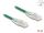Delock RJ45 Netzwerkkabel Cat.6A Stecker zu Stecker mit gebogener Rastnase U/FTP Slim 5 m grün