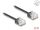 Delock RJ45 Netzwerkkabel Cat.6 UTP Ultra Slim 2 m schwarz mit kurzen Steckern