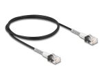 Delock RJ45 Netzwerkkabel mit doppeltem Knickschutz...