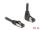 Delock RJ45 Netzwerkkabel Cat.8.1 S/FTP 90° oben gewinkelt / gerade 10 m schwarz