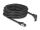 Delock RJ45 Netzwerkkabel Cat.8.1 S/FTP 90° oben gewinkelt / gerade 10 m schwarz