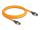 Delock RJ45 Netzwerkkabel mit USB Type-C™ Portfinder Funktion Self Tracing Cat.6A S/FTP 2 m orange