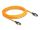 Delock RJ45 Netzwerkkabel mit USB Type-C™ Portfinder Funktion Self Tracing Cat.6A S/FTP 5 m orange