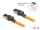 Delock RJ45 Netzwerkkabel mit USB Type-C™ Portfinder Funktion Self Tracing Cat.6A S/FTP 10 m orange