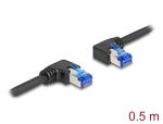 Delock RJ45 Netzwerkkabel Cat.6A S/FTP rechts / links...