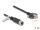 Delock M12 Kabel A-kodiert 8 Pin Buchse zu RJ45 Stecker mit Schrauben Cat.5e FTP 1 m schwarz