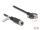 Delock M12 Kabel A-kodiert 8 Pin Buchse zu RJ45 Stecker mit Schrauben Cat.5e FTP 2 m schwarz