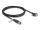 Delock M12 Kabel A-kodiert 8 Pin Buchse zu RJ45 Stecker mit Schrauben Cat.5e FTP 2 m schwarz