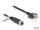 Delock M12 Kabel A-kodiert 8 Pin Buchse zu RJ45 Stecker mit Schrauben Cat.5e FTP 5 m schwarz