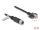 Delock M12 Kabel D-kodiert 4 Pin Buchse zu RJ45 Stecker mit Schrauben Cat.5e FTP 2 m schwarz