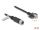 Delock M12 Kabel D-kodiert 4 Pin Buchse zu RJ45 Stecker mit Schrauben Cat.5e FTP 3 m schwarz