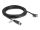 Delock M12 Kabel D-kodiert 4 Pin Buchse zu RJ45 Stecker mit Schrauben Cat.5e FTP 5 m schwarz