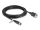 Delock M12 Kabel D-kodiert 4 Pin Buchse zu RJ45 Buchse zum Einbau Cat.5e FTP 5 m schwarz