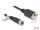 Delock M12 Kabel X-kodiert 8 Pin Buchse zu RJ45 Buchse zum Einbau Cat.6A S/FTP 2 m schwarz