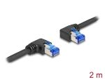 Delock RJ45 Netzwerkkabel Cat.6A S/FTP rechts / links...