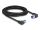 Delock RJ45 Netzwerkkabel Cat.6A S/FTP rechts / links gewinkelt 3 m schwarz