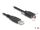 Delock USB 2.0 Kabel Typ-A Stecker zu Typ Mini-B Stecker mit Schraubenabstand 13 mm 1 m schwarz