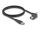 Delock USB 5 Gbps Kabel USB Typ-A Stecker gerade zu USB Typ-B Stecker mit Schraubenabstand 22 mm 90° nach oben gewinkelt 1 m schwarz