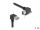 Delock USB 5 Gbps Kabel USB Typ-A Stecker 90° nach unten gewinkelt zu USB Typ-B Stecker mit Schraube 90° nach rechts gewinkelt 1 m schwarz