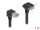 Delock USB 5 Gbps Kabel USB Typ-A Stecker 90° nach unten gewinkelt zu USB Micro-B Stecker mit Schraubenabstand 18 mm 90° nach unten gewinkelt 1 m schwarz