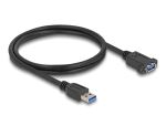 Delock USB 5 Gbps Kabel USB Typ-A Stecker zu USB Typ-A Buchse zum Einbau 1 m schwarz